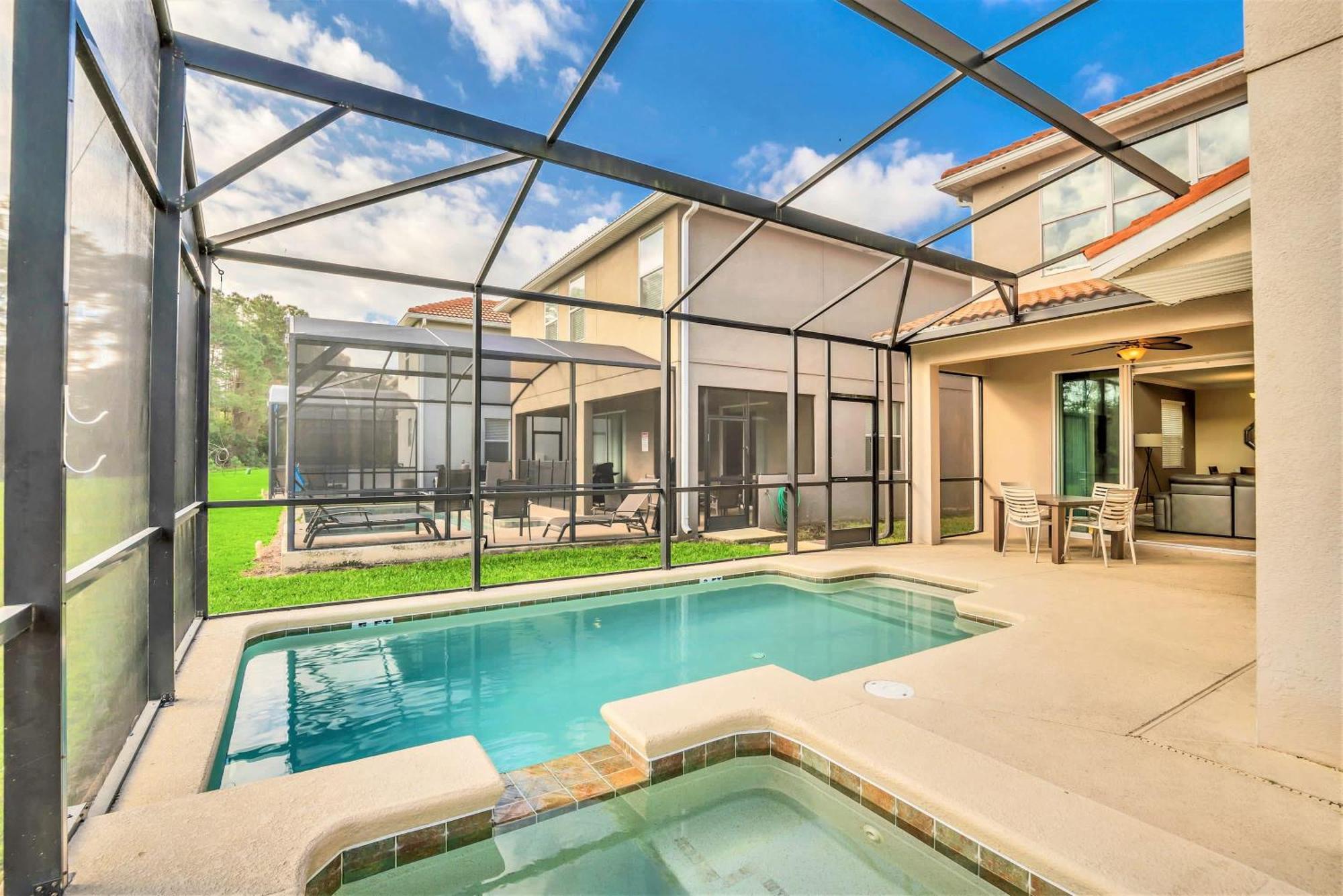 Near Disney - 5Br Home- Games Pool Hot Tub & Bbq Kissimmee Kültér fotó