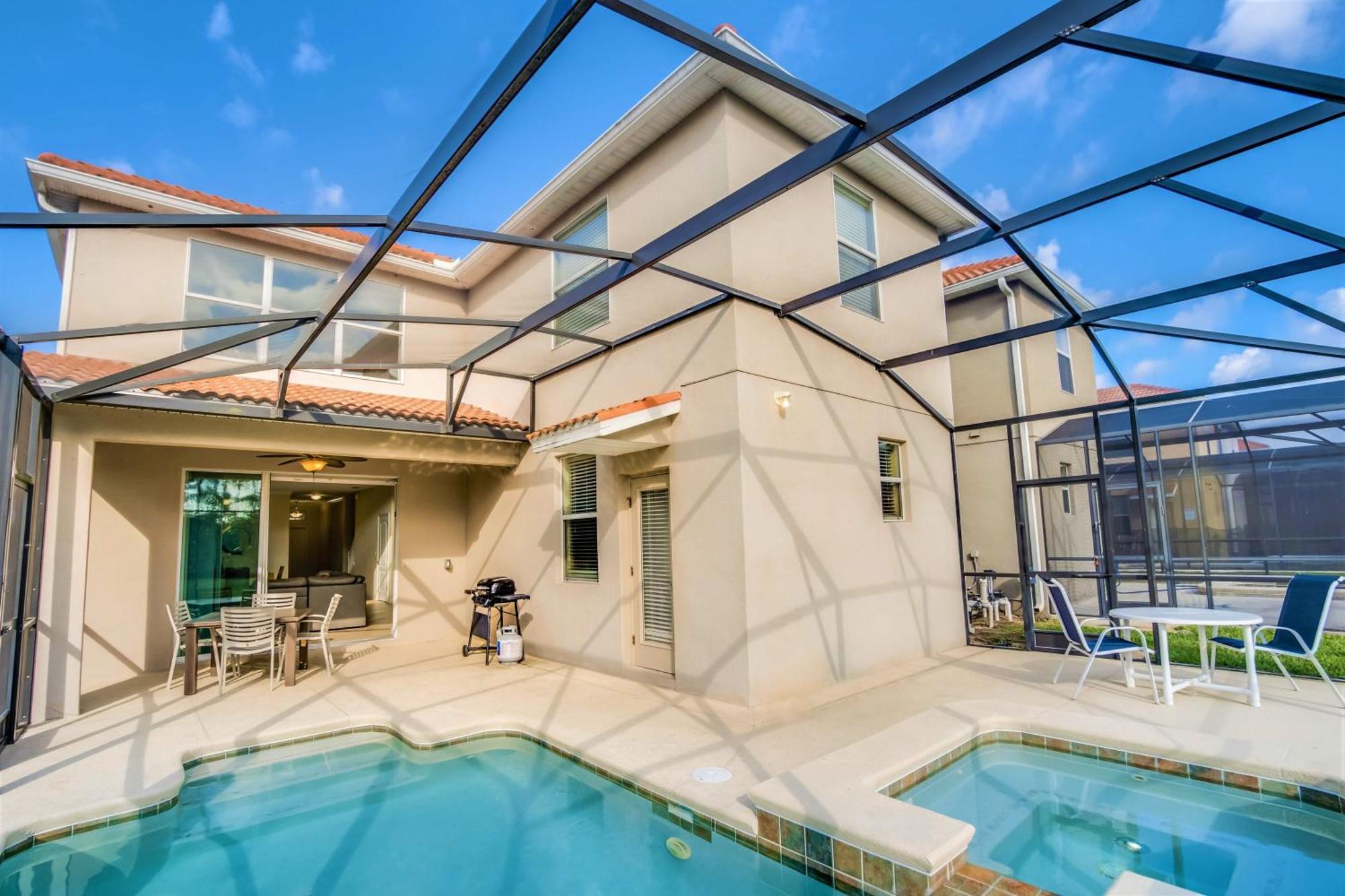 Near Disney - 5Br Home- Games Pool Hot Tub & Bbq Kissimmee Kültér fotó